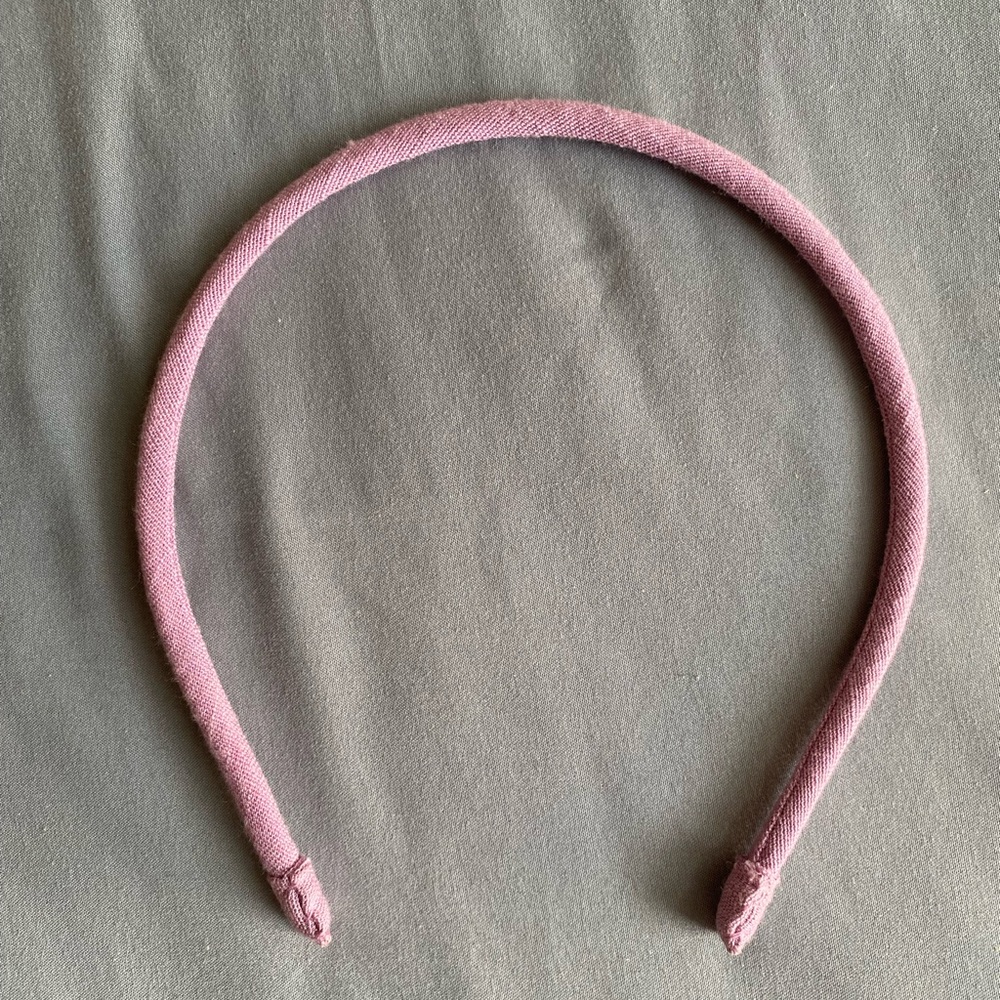 Madewell Linen Pink and Yellow Headband Set - Picture 4 of 5
